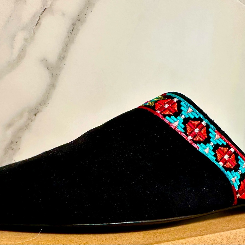 Johnny Was embroidered mule